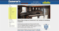 Desktop Screenshot of cameronsbuilding.com
